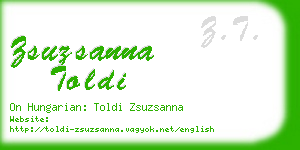 zsuzsanna toldi business card